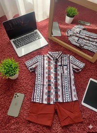 قاط ولادي • قميص وبرمودة • قطعتين