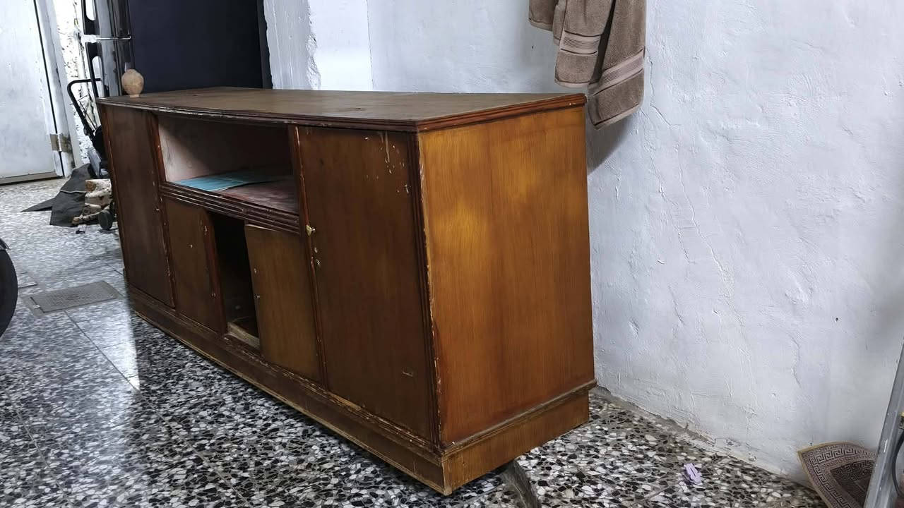 بوفيه ارتفاع متر وعرض 60  الطول 245  والعربانه رقم الاسفتار *********** واتساب

