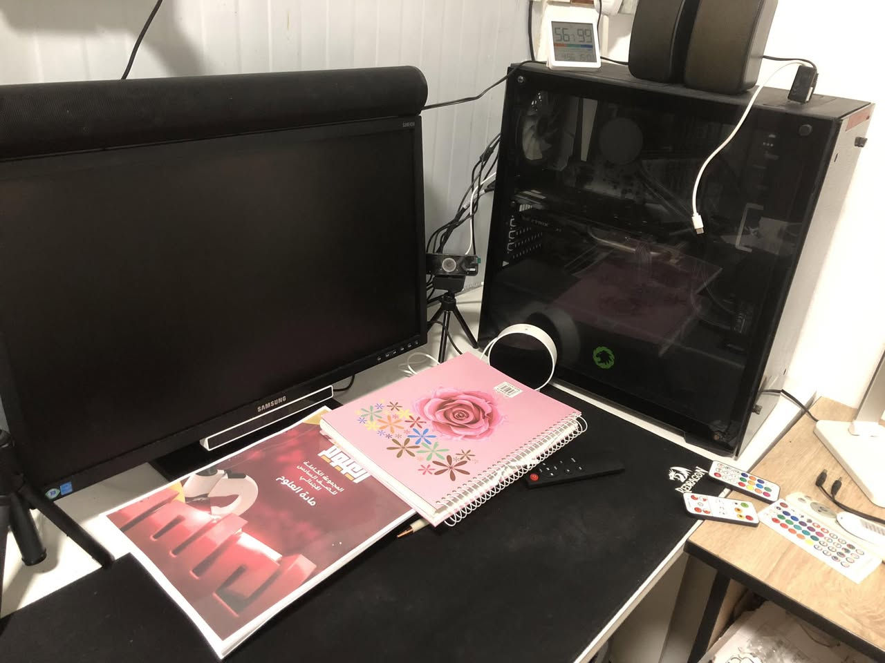 سلام عليكم متوفر pc للبيع مكاني دهوك المواصفات👇
Cpu Ryzen 7 1800X 8core 16thread
Gpu Gtx 970 4gb 2 fan RogStrix
Redragon CCW-3011 ARGB.
Storage 128ssd 2tb hdd
Motherboard msi x370 titanium
Ram 16 gb
Power suply 650w
Case 4 fan RGB
Moniter 24inc 1920*1080p
Ups 1200va bas patre awet
465$🔥🔒


**إذا كنت صاحب هذا الإعلان وتريد حذفه لأي سبب، رجاءا أرسل رسالة إلى الدعم الفني**