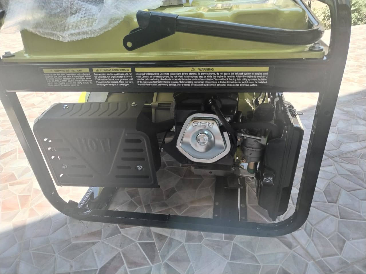مولد genpower بانزين للبيع مستخدم اقل من 4 ساعات اي مشكلة ما بي بعدة جديد..12kv 40A تانكي 25L 
سعر 1250 و بي مجال


**إذا كنت صاحب هذا الإعلان وتريد حذفه لأي سبب، رجاءا أرسل رسالة إلى الدعم الفني**