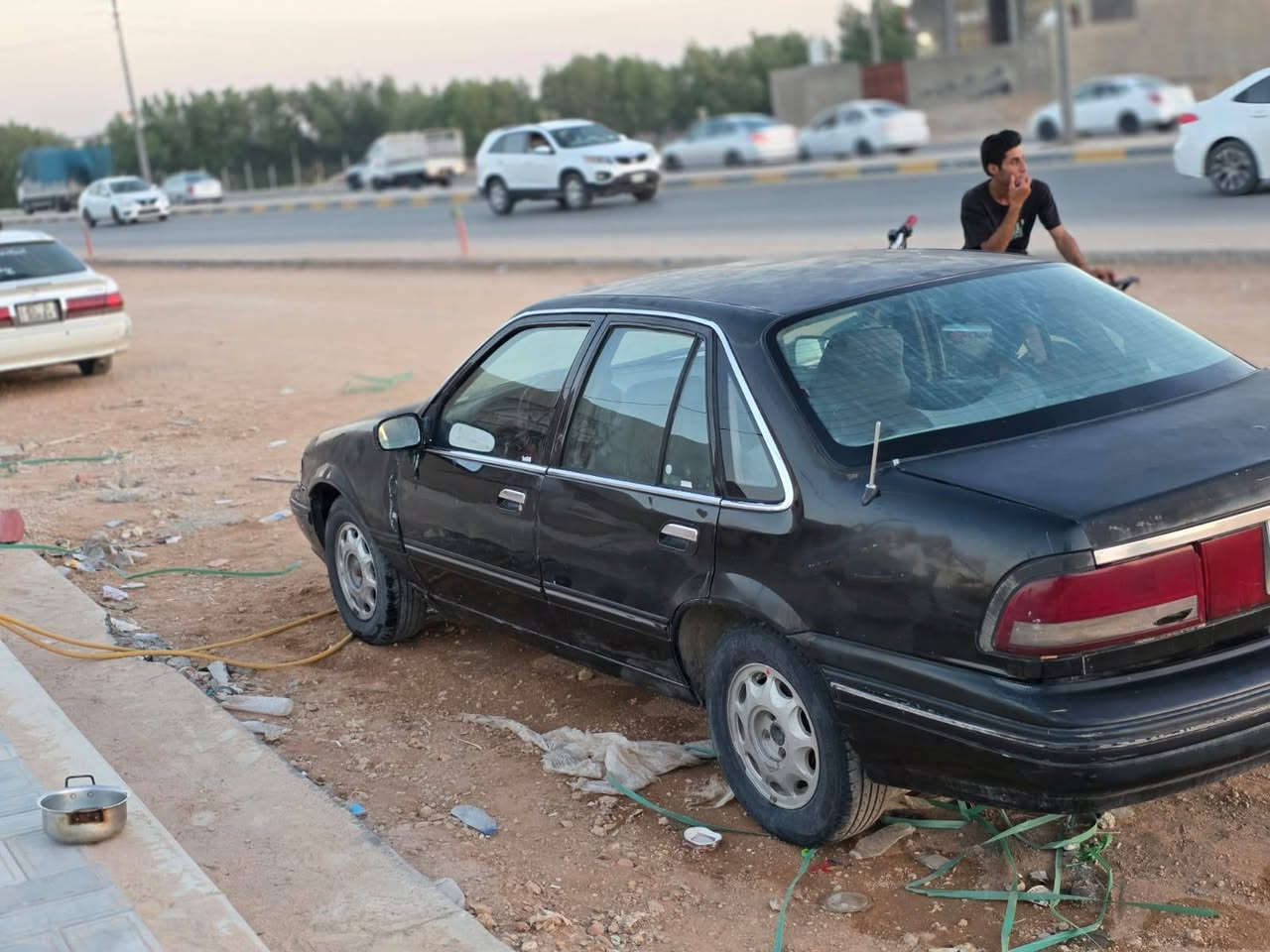 سلام عليكم دايو ابرنس موديل ٩٤ السياره مكفوله من الضربه ولخياس ولمداور والغرامات ال سعر18 وبيه مجال للسفسار *********** مكان نجف عمود 110

