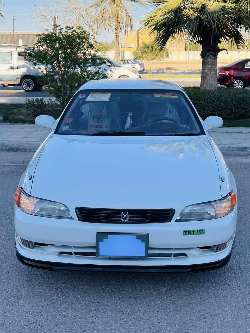 السلام عليكم ورحمه الله 
رمضان كريم للجميع يارب 
للبيع تويوتا مارك نفخ موديل 1994 لون ابيض رقم بغداد مشروع وطني تحويل مباشر سنويه مجدده لل 2029  گير ومكينه ونجي ناعم شرط النظافه السياره كفاله گص ونقل وعيب شرعي جاهزه من دواخل تخم تاير بالكارتون حداديه اسفنج كهربائيات ويل جديد ادامه جديده السياره كفاله واحلا من الصور مال جناي مكان السياره كربلاء السعر 59 وبيها مجال للشراي 
للاتصال...***********
