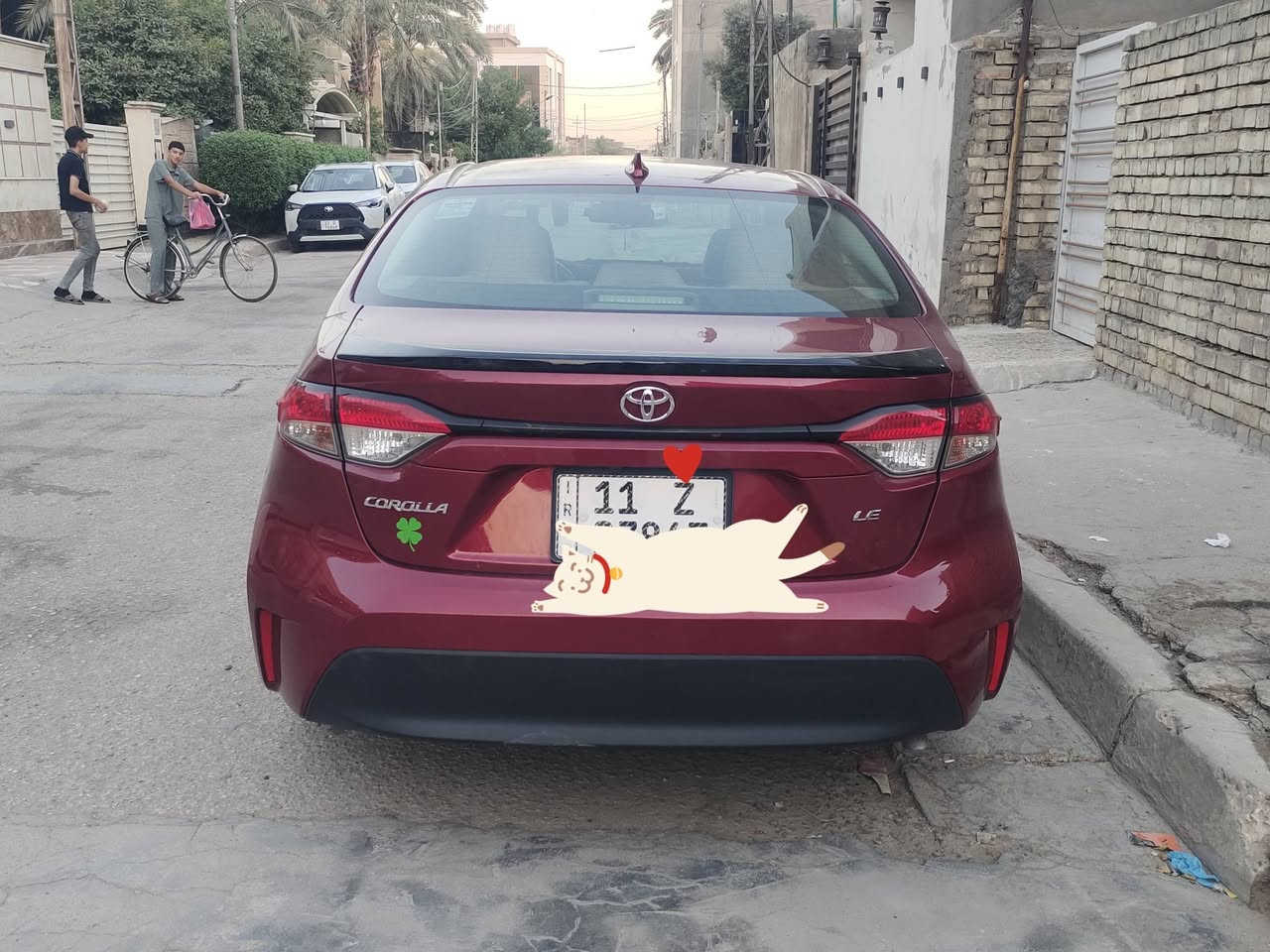 كورلا ٢٣ وارد امريكي للبيع
السياره كله على وضع الشركه من كير ومحرك وصدر  وتبريد وكهربايات 
حادثها مبين بالصور بدون ايرباك بدون شواصي بيها اربع قطع اكلير من امريكا 
رقم بغداد بسمي شرط التحويل 
السياره مواصفاتها LE معروفه 
السعر ١٣٥ وبيها مجال بسيط 
مكاني بغداد دوره 
للاستفسار الاتصال ***********
