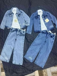 جملة فقط فقط طقم كابوي بناتي ٣ قطع قياس ٦/١٢ سنة توصيل لكل العراق الحج...