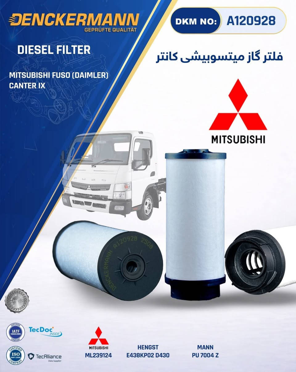 سەرجەم فلاتری ڕۆن و گازی ئۆتۆمبیلی بارهەڵگر و مولیدە و ئامێرە کشتوکاڵیەکان بە کوالیتی ئەسڵی و ئۆرجینال و بە نرخی زۆر گونجاو بەردەستە. 
***********
ڕاستەوخۆ گەیاندن بۆ شۆفێری ئۆتۆمبیلەکان وخاوەن مولیدەکان و بێ هەبوونی دەستی دوو
