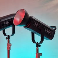 اضاءة فديو مستمرة 600 واط من شركة YSKE  باي كلر  شمسي ابيض ثلجي تحكم ك...