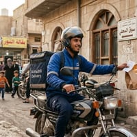 خدمة توصيل • توصيل طلبات • دلفري • مندوب توصيل • توصيل للمنازل • توصيل...
