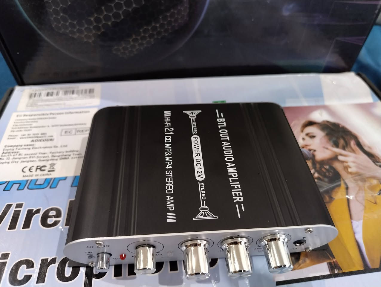 Hi Fi AMPLIFIER 
مكبر صوت 
التفاصيل بالصور 

السعر 25


**إذا كنت صاحب هذا الإعلان وتريد حذفه لأي سبب، رجاءا أرسل رسالة إلى الدعم الفني**