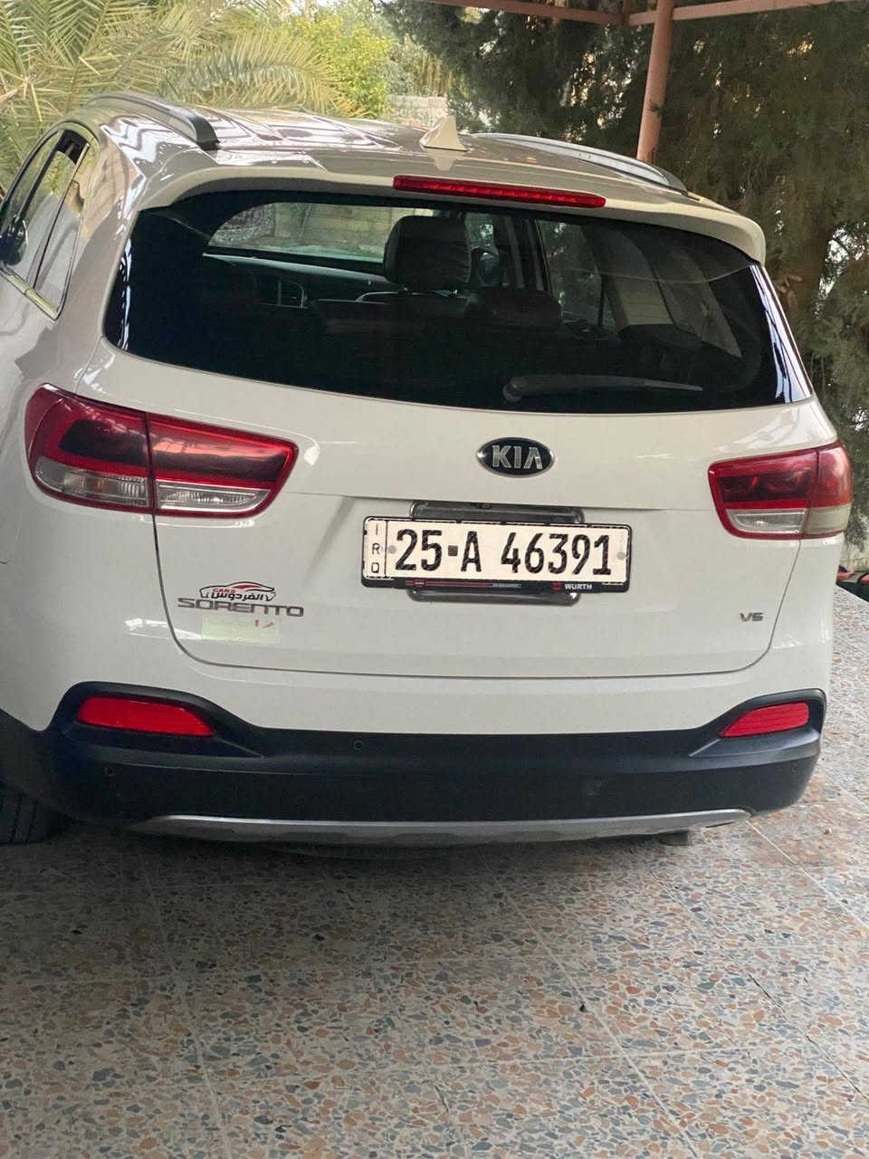 السلام عليكم اخوان مكلف بالنشر......  للبيع سورنتو ٢٠١٦ خليجي فول عدا البانوراما محرك ٦ كفاله كير كفاله رقم كركوك تحويل مباشر ماشيه ١٣٦ كفاله من الصبغ والحادث والتبديل فقط ملاحظات بسيطه موضحه بالسونار السعر ٢١٠ $ بيها مجال بسيط مكان السياره الرمادي سجاريه *********** ابو مصطفى .
