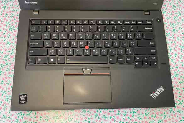 لابتوب للبيع (لينوفو ثنكباد ‌T450)
‏
‏مناسبة للدراسة للتصاميم او الابحاث او للالعاب،  او لاي شي تحتاجه 💙
‏
‏معالج: كوراي فايف الجيل الخامس  U
‏رام 8 كيكا ددر3
‏هارد 256 ssd 
‏حجم الشاشة 14 انج 
‏كرت شاشة داخلي انتل 4 كيكا
‏
‏السعر 160 الف والتوصيل عليه 
‏
‏ملحقاته كاملة ( حقيبة،  ماوس،  ماوس باد،  شاحنته الاصلية)
‏متواجد ماسنجر
‏او واتساب ***********
‏
