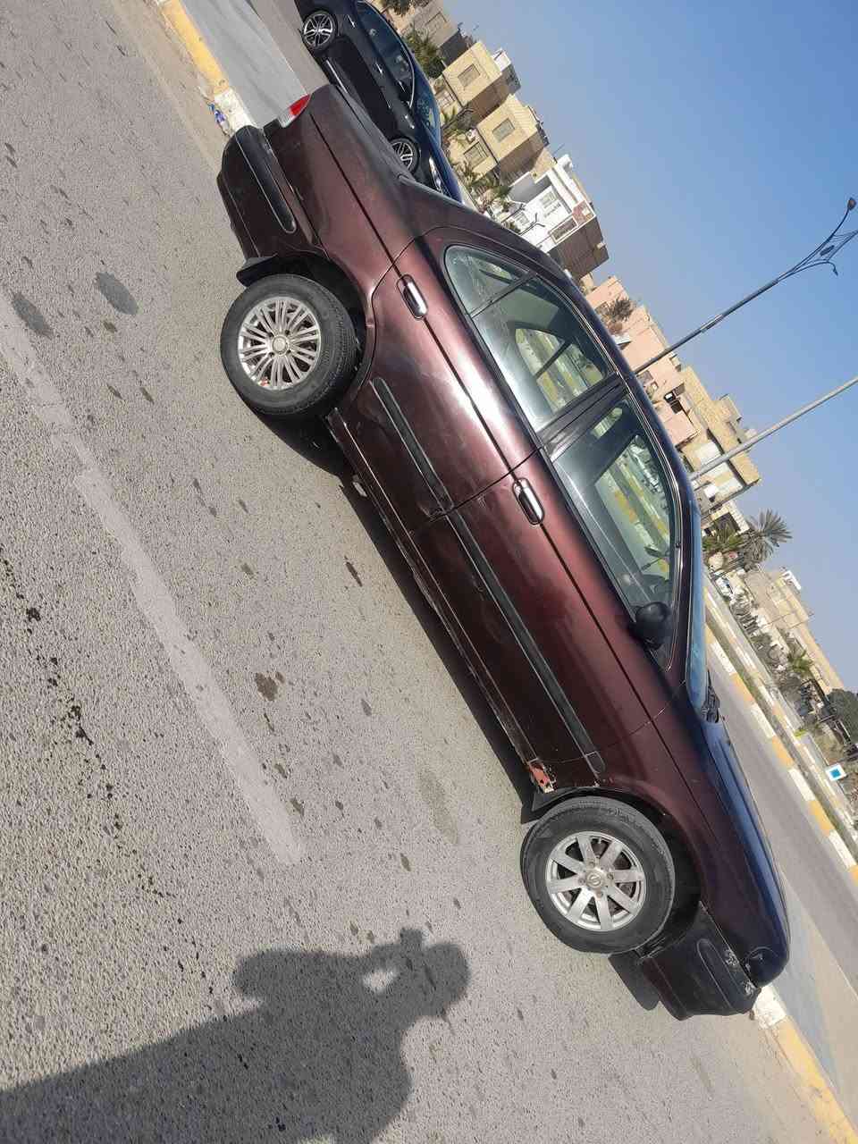 السلام عليكم نيسان صني موديل ٢٠٠٠ بأسمي رقم انكليزي مكينه وكير ١٨٠٠ بلاد توني شادهن تبريد شغال السيارة بلاديه بدون صبغ جاهزه بدون نقص السعر ٤١ مكاني ناصريه مركز ***********
