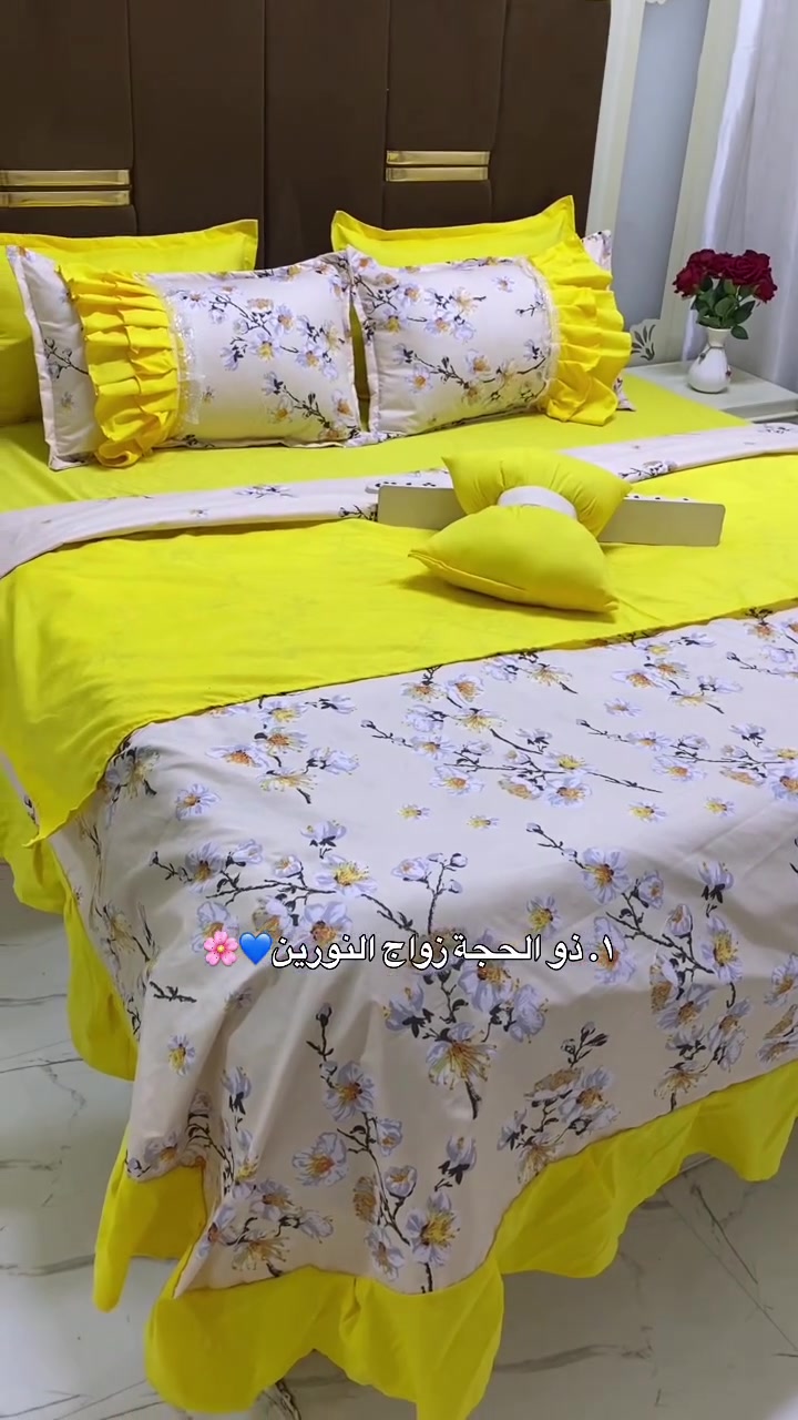 الأصفر يليق بكِ 💛✨
طاقة وجمال ونزاكة بفرشة واحدة! شوفوا شلون لآيق الأصفر الصافي وية هذا المشجر الهادئ.. الخياطة والتفاصيل (الكشكش والفيونكة) مخرجة القطعة لوحة فنية 🛌 الرقة كلها بهيج موديل.
بنات، شنو رأيكم بهذا التنسيق؟ تحبون الألوان الجريئة مثل الأصفر لغرفة النوم لو تفضلون الألوان الهادئة؟
شاركوني رأيكم بالتعليقات 👇 تنورونا.
📌 للحجز والاستفسار، تواصلوا معنا عبر الخاص أو الواتساب (الرقم موجود بالصورة).
#خياطة_ياسة_للمفروشات #ديكور_غرف_نوم #عرايس #موديلات_حديثة #اكسبلور_فولو


**إذا كنت صاحب هذا الإعلان وتريد حذفه لأي سبب، رجاءا أرسل رسالة إلى الدعم الفني**