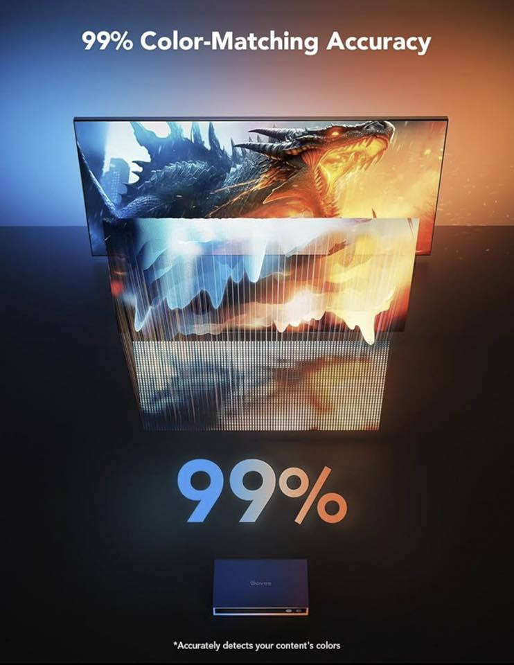 Govee AI Gaming Sync Box(55-65)
لكل عشاق الأفلام والمباريات والـ Gaming.. إذا كنت تعتقد أن شاشتك الكبيرة (55-65 بوصة) تعطيك التجربة الكاملة، فإليك السر الذي سيغير اللعبة تماماً! 👇
نقدم لكم العقل المدبر للإضاءة المحيطية: Govee AI Gaming Sync Box 🌌✨
هذا الجهاز ليس مجرد شريط إضاءة تقليدي، إنه نظام ذكي يقرأ الصورة مباشرة من سلك الـ HDMI وينقل الألوان إلى جدران غرفتك بسرعة البرق وبدون أي تأخير (Zero Lag)! ⚡
🌟 ما الذي يجعله استثنائياً؟
🔹 مزامنة HDMI فائقة الدقة: وداعاً للكاميرات المشتتة، الإضاءة تقرأ الألوان من الستلايت، الـ PS5، أو الـ Apple TV مباشرة لتعطيك تطابقاً خيالياً مع كل مشهد.
🔹 دعم جيل المستقبل: يدعم دقة 4K بتردد 14افتحرير 144Hz وتقنيات HDR لضمان بقاء جودة صورتك وسلاستها بأعلى مستوى للألعاب والأفلام.
🔹 تغطية غامرة وكثيفة: الشريط مصمم بخصائص توزيع مصابيح عالية الكثافة ليعطي هالة ضوئية مبهرة تذيب الحدود بين الشاشة والجدار.
🔹 ذكاء اصطناعي تفاعلي: خوارزميات ذكية تتعرف على أحداث ألعابك وتتفاعل مع انتصاراتك بتأثيرات ضوئية حماسية تشعرك أنك داخل المعركة.


**إذا كنت صاحب هذا الإعلان وتريد حذفه لأي سبب، رجاءا أرسل رسالة إلى الدعم الفني**
