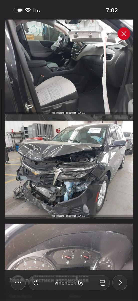 السلام عليكم من رخصة مدير الگروب ..
سيارة نوع شوفرليت گوينكس موديل السياره 23..وارد أمريكي حادث موضح بلصور ..رقم واسط الانگليزي…فول مواصفات عدا الفتحه .. بصمة عدد 2..تخم تاير جديد.. باتري جديد..  ماشية 40الف مايل ..سياره بأسمي وتحويل مباشر.. ترهم مراوس عادي بسياره بسعره أو اقل من سعره ..
 السعر وأي أستفسار أتصل ع الرقم ***********
ومتواجد ع الفيس .
