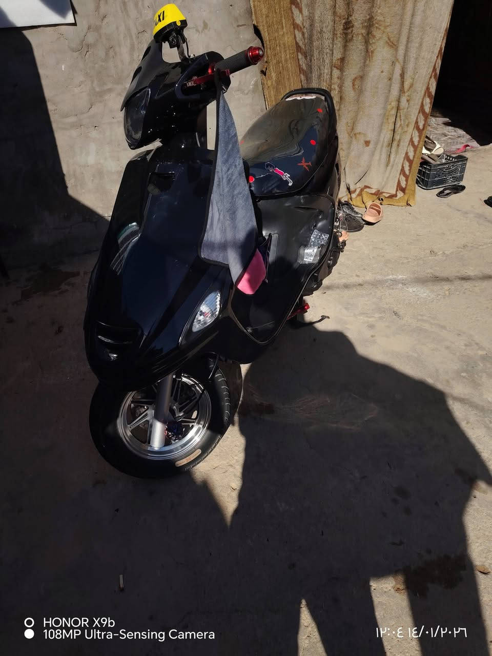 سلام عليكم من رخصت الادمن دراجه فراشه فحل مكينه مزوده بوشه ٥٥ كفر تايون  اصلي ابو الختم  ويل كب اصلي استاند رياضي يدات رياضي شغاله سلف هند اشاير كله شغال مستعجل علا بيعته 200قفل قفل لحد يكلي نزل مكاني نجف مشخاب ***********
