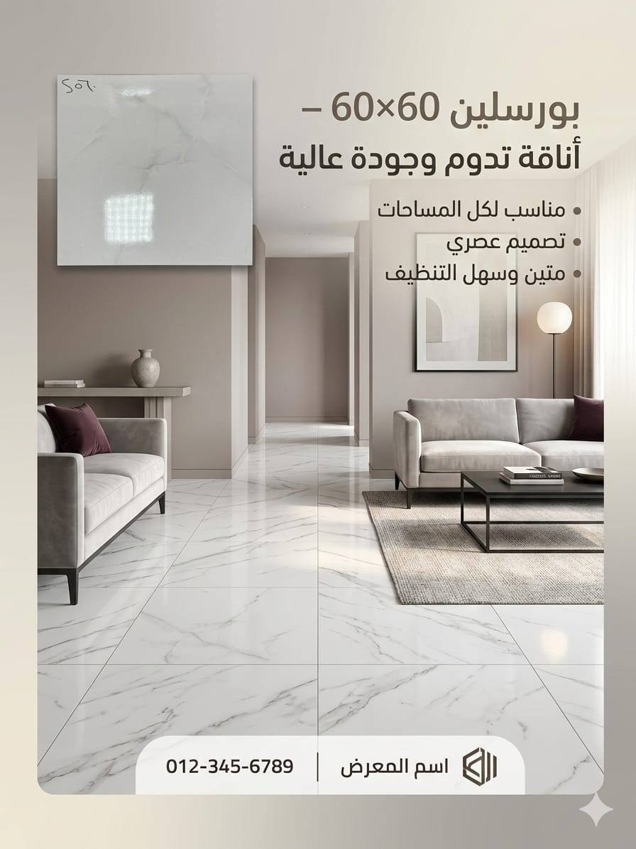 #بضاعه_جديده_وبسعر_الجمله
بورسلين إيراني نوعية ممتازه
قياس 60×60 
#يوجد توصيل لجميع المحافظات 
#للحجز والاستفسار التواصل 
واتساب 0783 624 9927
