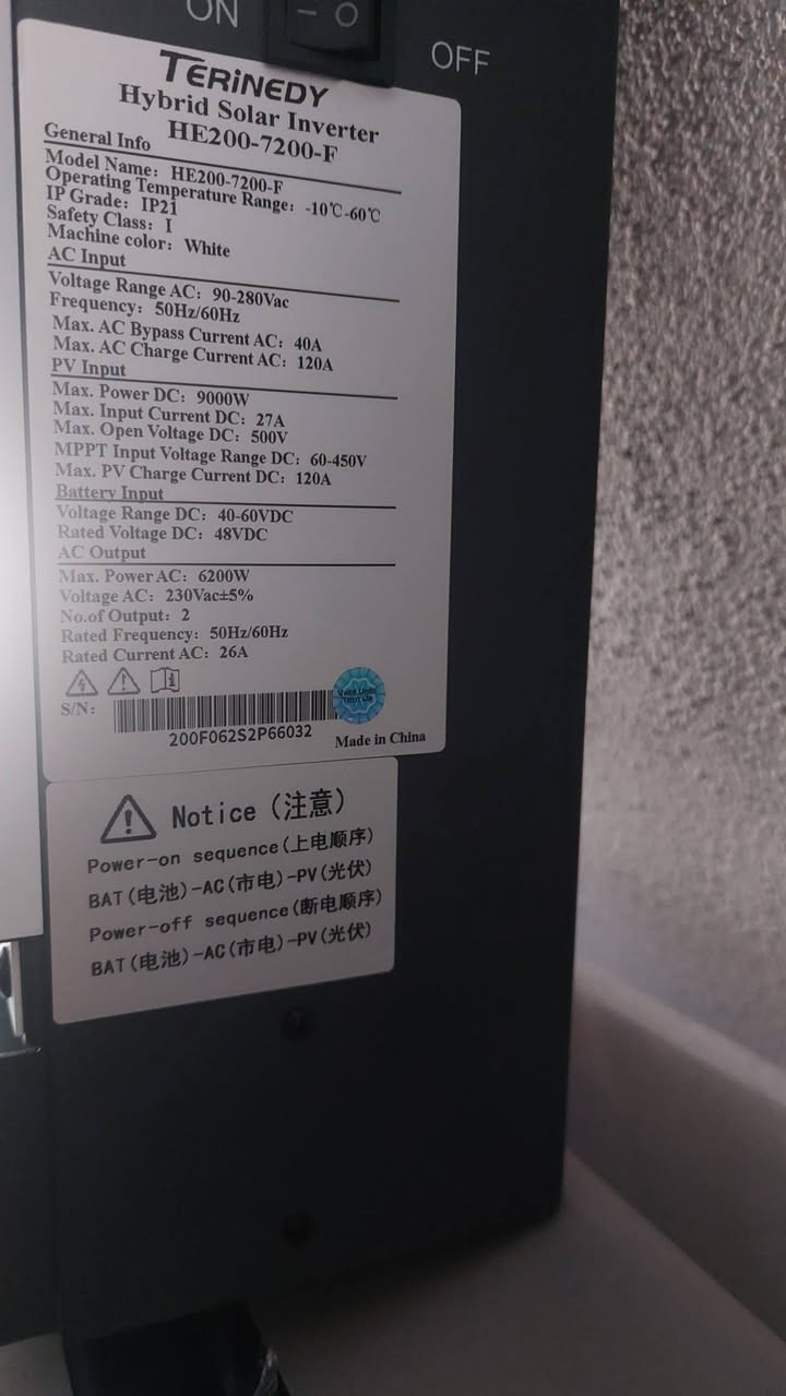 سلام عليكم 
عرض ولفترة محدودة
١٤ امبير نهاري و٨ ليلي لمد ٥ ساعات
٨ الواح لونج ١٨ او ١٦ بازبار ٦١٥ او ٦٢٠ واط
انفيرتر ٦.٢ كيلواط ضمان سنة تبديل انفيرتر في حال العطل خلال فترة ضمان
بطارية ١٥ كيلواط خلايا ربت REPT grade A
كل هاي بيش ب ٣ ملايين و ٥٠٠ الف
كامل النقل والتنصيب
عنوان كركوك الحرية 
للتواصل والاستفسار يرجى إتصال على رقم التالي 
***********
