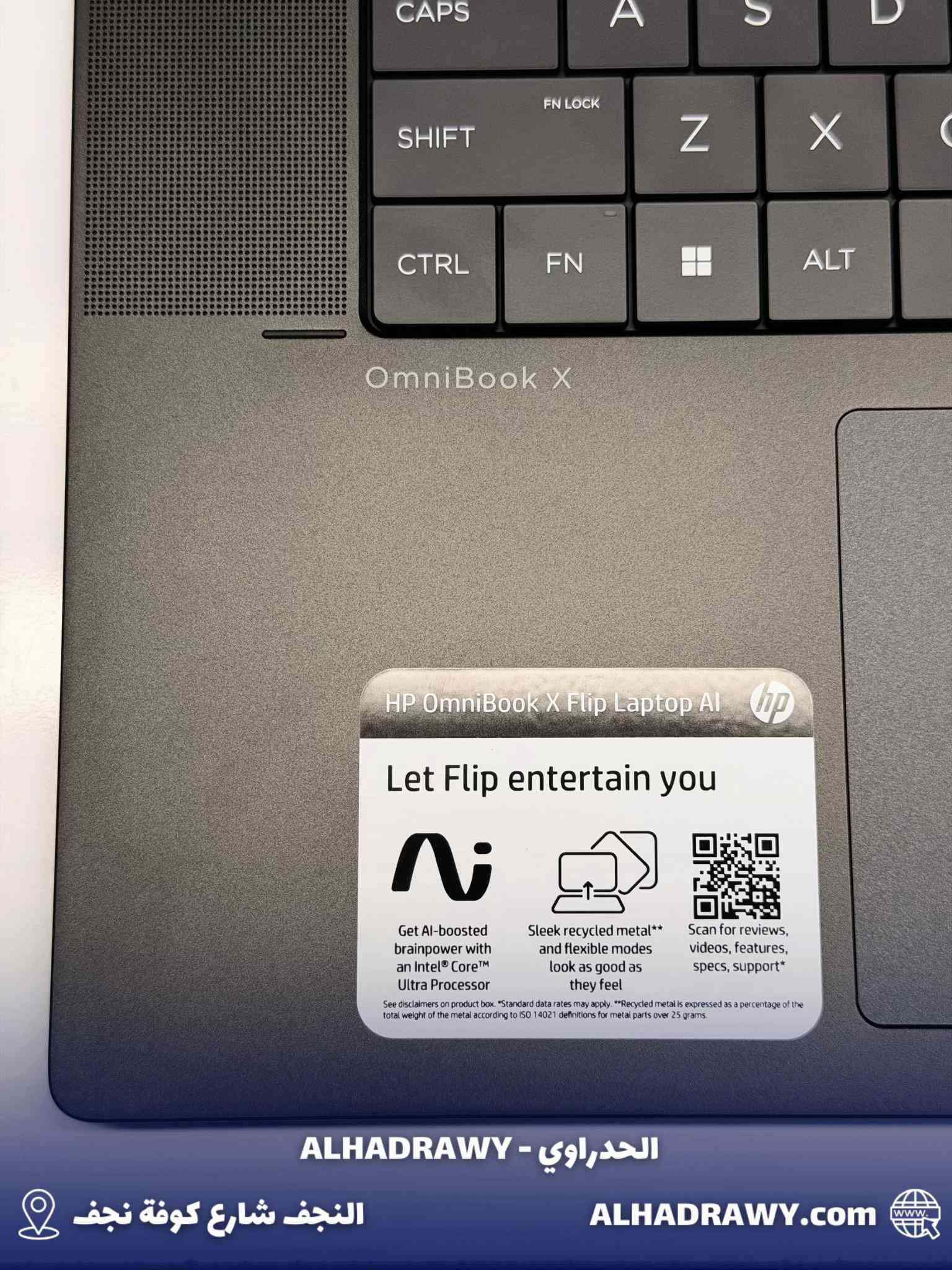 � جديد وكالة - HP OmniBook X Flip 16 ✅ Intel Core Ultra 7-256V ✅ RAM 16GB LPDDR5X ✅ SSD 1TB NVMe ✅ Intel Arc 140V ✅ شاشة 16” WUXGA Touch IPS ✅ إضاءة 400 Nits ✅ كيبورد مضيء ✅ Windows 11 ✅ وزن 1.88 كغم ✅ ضمان الوكالة سنة صيانة 💰 السعر نقداً: 1,550,000 د.ع 📍 معرض الحدراوي - النجف 🚚 توصيل إلى جميع المحافظات 🛡️ ضمان الوكالة سنة كاملة #HP #OmniBookX #IntelUltra7 #TouchScreen #ALHADRAWY   


**إذا كنت صاحب هذا الإعلان وتريد حذفه لأي سبب، رجاءا أرسل رسالة إلى الدعم الفني**