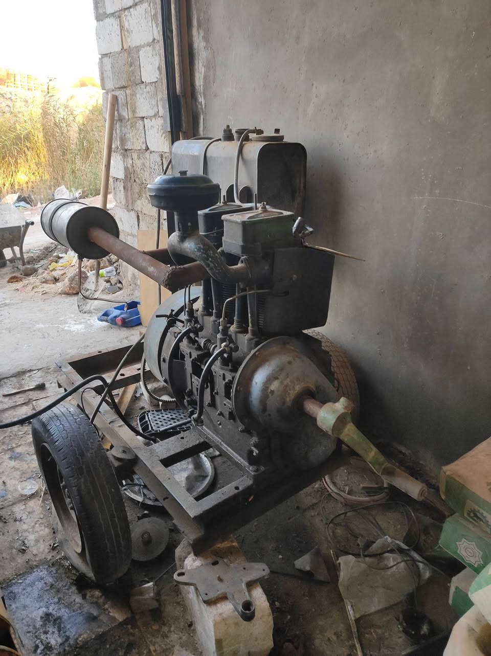 ماطور بستمين البيع شغال  السعر400وبيه  مجال رقمي ***********مكاني النجف كوفه
