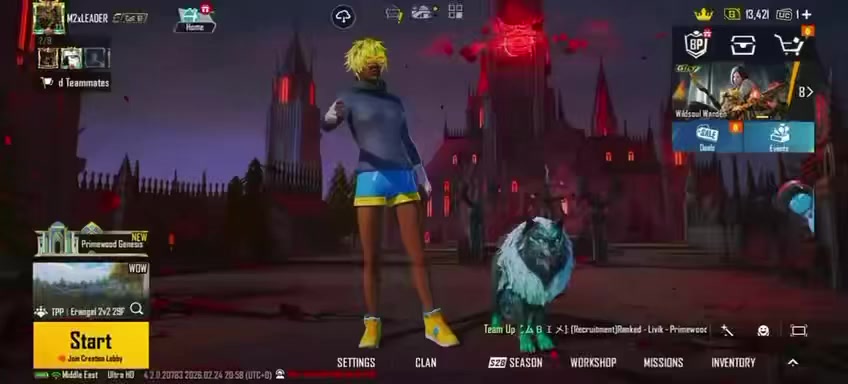 - لڤل 73 المثك  100+ كونكر C7S21
-مستوى المجموعة 61
- الشعبيه 600k - الانجازات 6680
- خوذ2 مثك جنط 5 مثك رفاق 4
- بدلات X4 الفرعون لفل3
- سيارات 6 وحده اسقاط 
- الاسلحه القابله للتطوير 47 ماكس 4
- ربط الحساب :ايميل ورقم
- سعر 800


**إذا كنت صاحب هذا الإعلان وتريد حذفه لأي سبب، رجاءا أرسل رسالة إلى الدعم الفني**