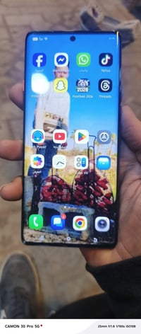 تكنو كامون ٤٠ بروg5 جهاز فول مواصفات شاشة منحنية بصمة بلشاشة بي فطر نا...