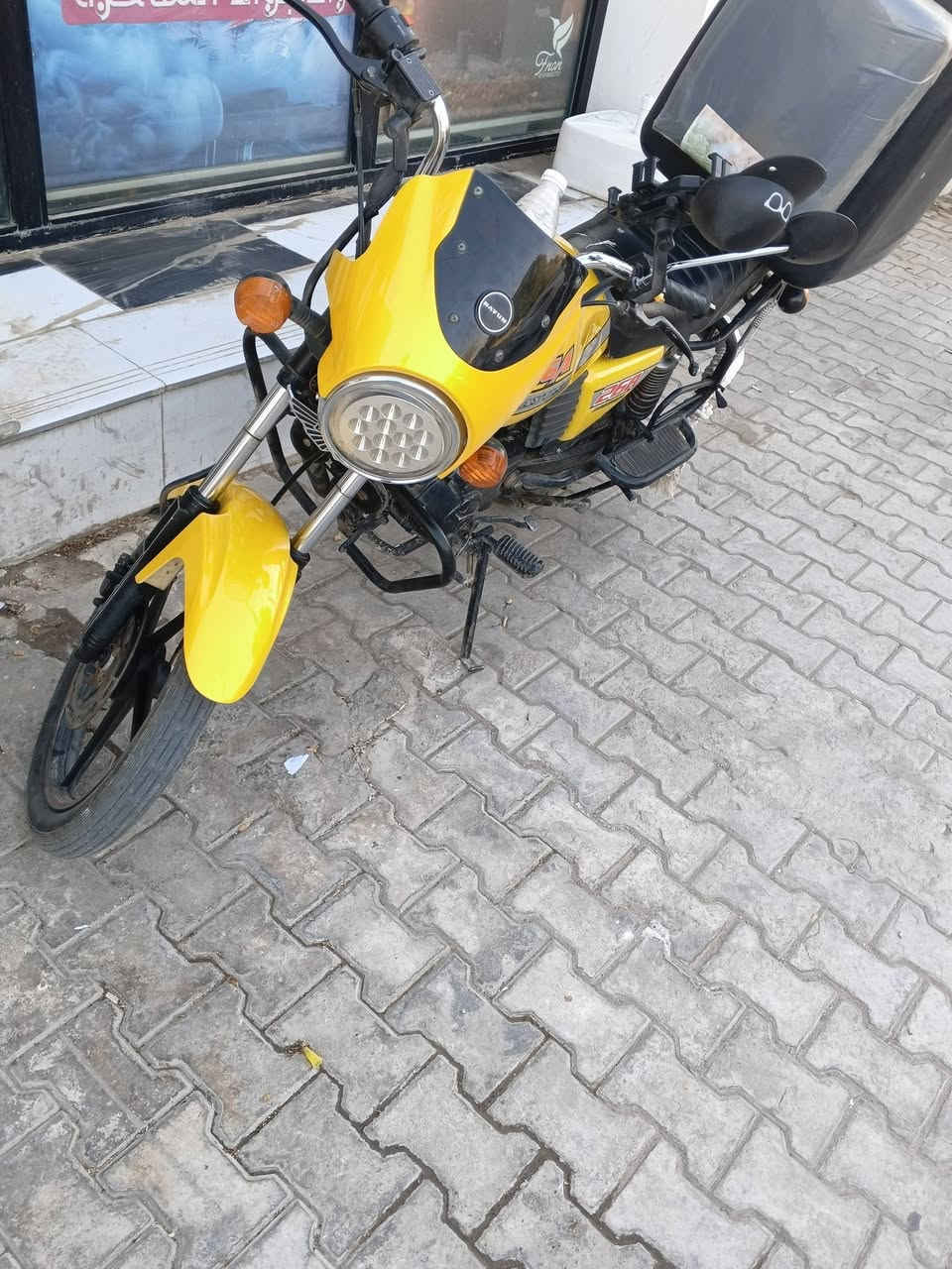 دايون نفخ مديل 2024 (..اسكنر..) لون مميز دراجه نضيفه مشتغل بيها دلفري سبوع واحد مكينه مامفتوحه 200 كهربائيات كلها شغاله  تايرات وره وكدام جدد جاهزه من كلشي ومكفوله كلجات طرد مركزي💪 مكان نجف حي العسكري مليون وربع وبيها مجال ***********
