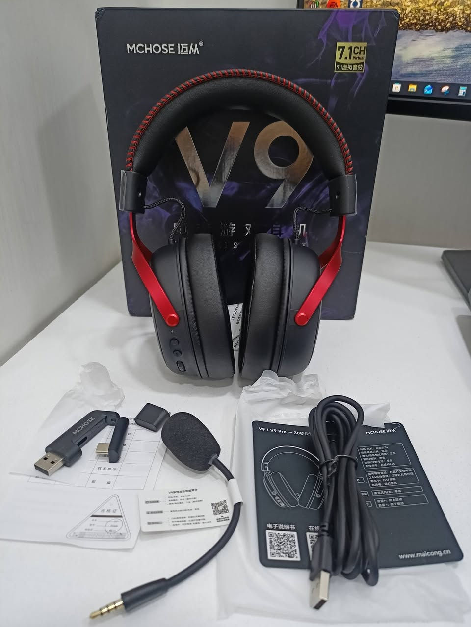 سماعه سماعة
السلام عليكم سماعة Mchose V9 Pro جديدة  واير ليس ( دنكلها تايب سي و يو اس بي يصير ) و بلوتوث و واير بطارية.
.
 عملاقة الشحنه الوحدة تطول 250 ساعة يعني تكفيك شهر تقريبا شحنه وحدة


**إذا كنت صاحب هذا الإعلان وتريد حذفه لأي سبب، رجاءا أرسل رسالة إلى الدعم الفني**