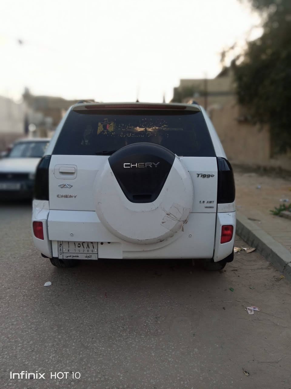 🚗 للبيع شيري تيكو 2013 🚗
✨ تلكيط خياس – كير كهربائي، جاهزة وبدون نقص، استخدام شخصي 
 مواصفات:
 • سلايت سقف
 • حساس خلفي
 • شاشة + كاميرا خلفية
 •  منضومه لد أمامي
 • خمسة ويلكب
 • كشنات جلد (تدفئة وتبريد)
 • تحكم ستيرن، تقفيل مركزي، مرايا كهرباء
 • نظام إيرباغ، سويج و بصمه
 
🔧 محرك، كير، حدادية ، ❄️
📄 سنويتها باسمي 
💰 السعر: 50ورقة وبيها مجال 
رقم موبايل /***********
مكاني / نجف-حي الانصار
