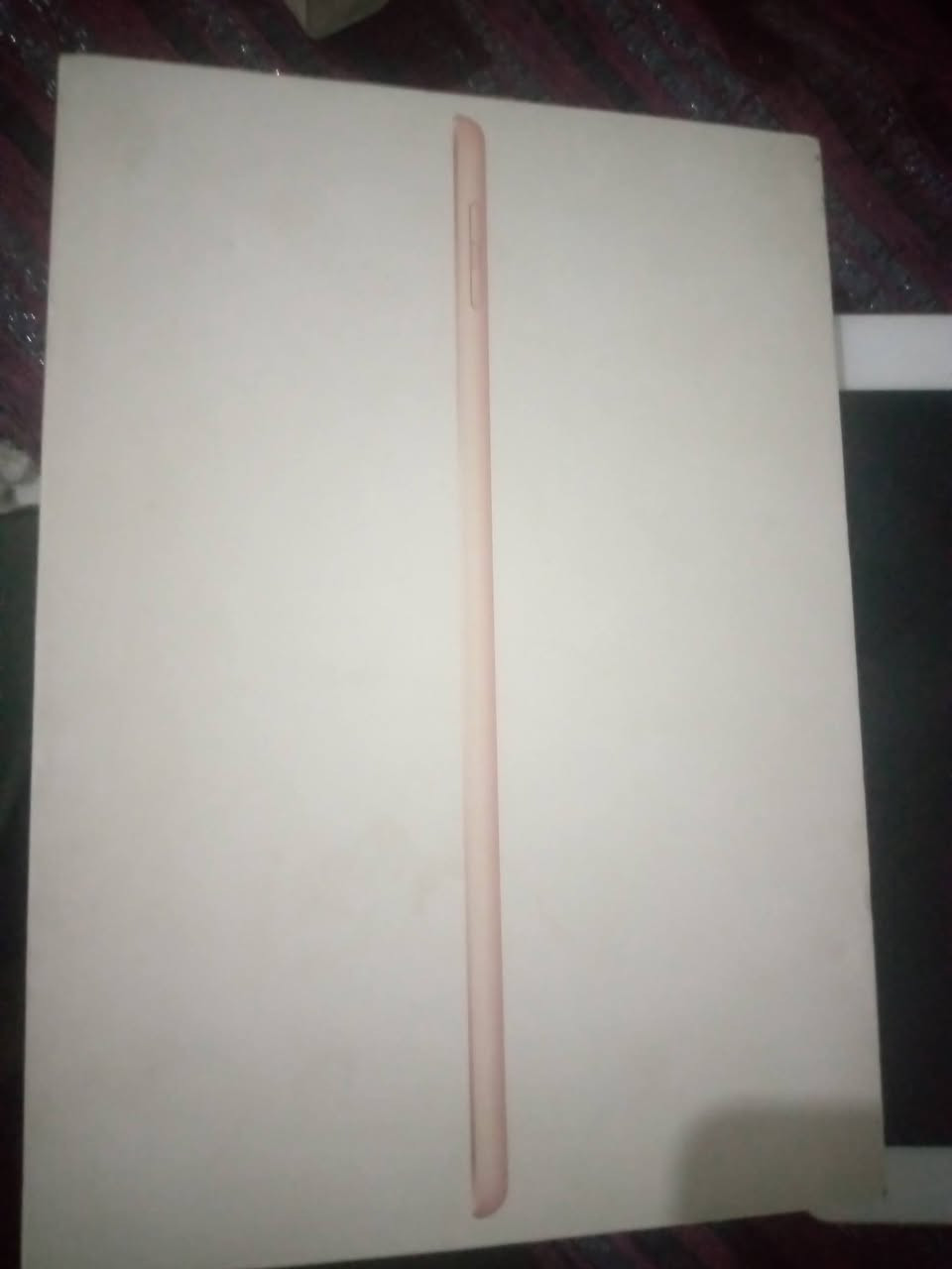 Ipad 6 generation
مساحه ٣٢ معاه البوكس والشاحن 
حالته نضيفه جدا مغيرش حاجه 
5,500


**إذا كنت صاحب هذا الإعلان وتريد حذفه لأي سبب، رجاءا أرسل رسالة إلى الدعم الفني**