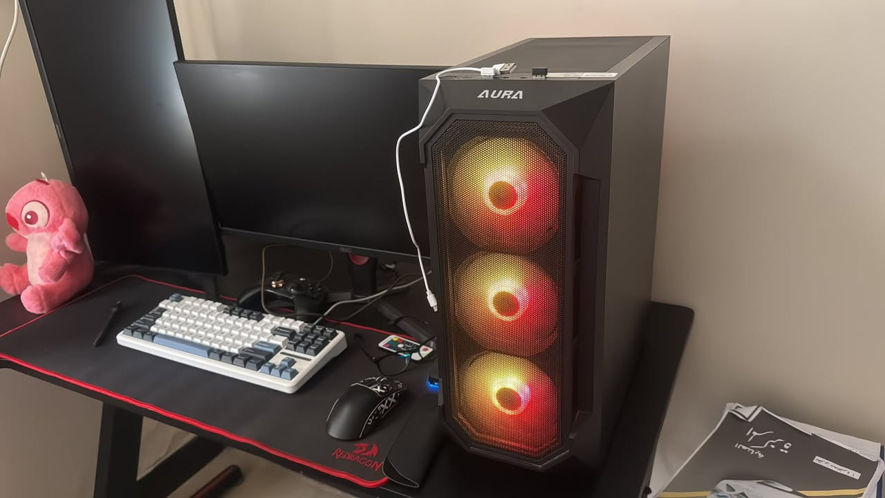 CPU R5 5500
M.B B450MAIIASUS
RAM 16G 3200HZ RGB ADDLINK
RTX4060 ASUS DUAL8G OC
M.21TWD GEN4 5000M
COOLER STOCK
PSU 600W MSI
CASE ATHENA M3 4FAN ARGB

كامله ميز وشاشات ثنين 
العنوان كربلاء
السعر مليون ٤٠٠ وبيها مجال


**إذا كنت صاحب هذا الإعلان وتريد حذفه لأي سبب، رجاءا أرسل رسالة إلى الدعم الفني**