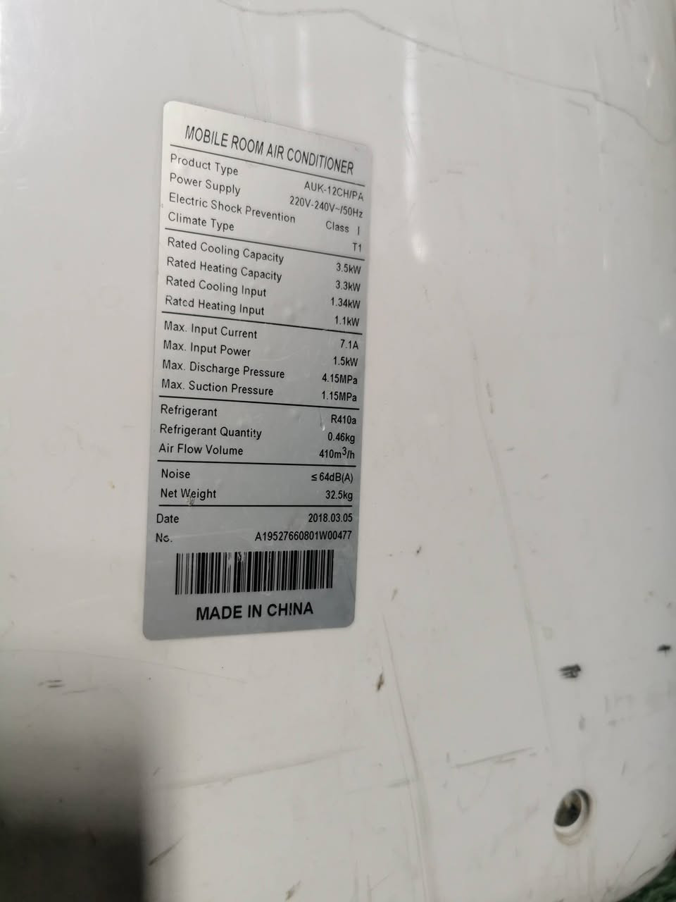 سبلت متنقل حجم طن وربع شغال حار وبارد نضيف ع فحص ويشتغل ع سحب
السعر 150 العنوان بغداد الشعلة ماعندي توصيل


**إذا كنت صاحب هذا الإعلان وتريد حذفه لأي سبب، رجاءا أرسل رسالة إلى الدعم الفني**