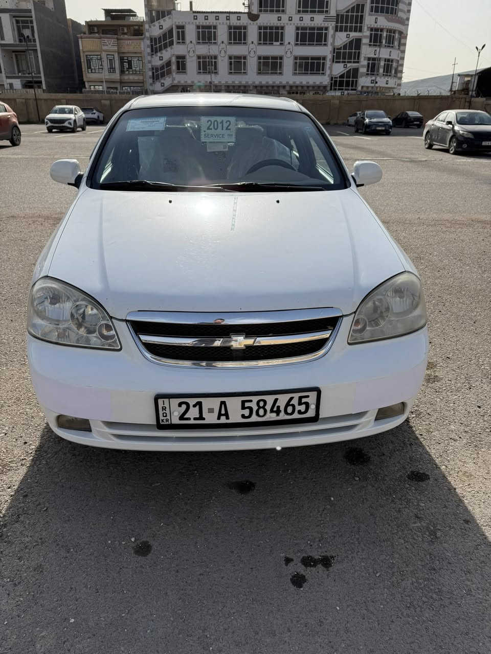 للبيع شوفرليت اوبترا
موديل 2012 رقم سليمانيه
السياره جديده 
حادثها جاملغ امامي يمين ويسار 
بدون دواخل ولا ايرباك 
البچم كبس 
بيها شبر كارت 
مواصفات الاوبترا معروفه عند الجميع
كير اوتوماتيك تحكم ستيرن 
مسجل بلادي 
بلوجكتر + لايت عالي زنون 
ادامه كامله صدر امامي خلفي 
تحويل بشرط 
محرك نظيف 100‎%
السعر 95 $ وبيها مجال ‎
مكانها بغداد القاهره 
للتواصل اتصال فقط 
***********
