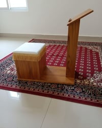 كرسي صلاة • خشب تسگام • توصيل الشطره الف