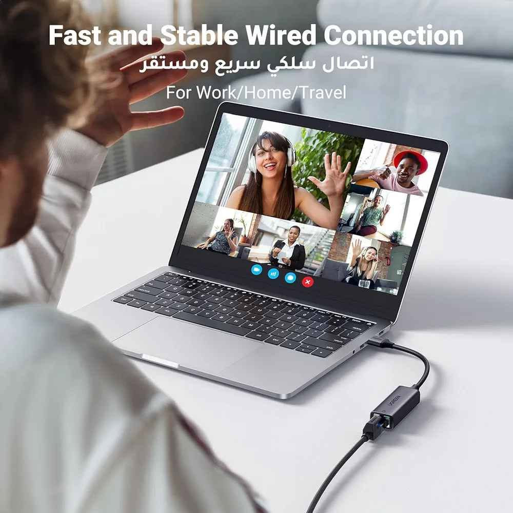 محول شبكة خارجي (USB-A to RJ45 2.5G Ethernet Adapter) من شركة UGREEN.يُستخدم هذا الجهاز لتوصيل الحواسيب المكتبية أو المحمولة بشبكة الإنترنت عبر الكابل السلكي (Ethernet) للحصول على اتصال سريع ومستقر، وهو مفيد جداً للأجهزة الحديثة التي لا تحتوي على منفذ شبكة مدمج.أبرز مواصفات الجهاز الموضحة على العلبة:السرعة فائقة: يدعم سرعات نقل بيانات تصل إلى 2.5 جيجابت في الثانية (2.5G Speed)، مما يجعله أسرع بكثير من محولات الجيجابت التقليدية (1000 ميجابت).التوصيل والتشغيل: ميزة Plug and Play التي تتيح تشغيل المحول مباشرة بمجرد توصيله بالكمبيوتر دون الحاجة لتثبيت برامج تشغيل معقدة يدويًا (على الأنظمة المتوافقة).جودة التصنيع: يأتي بهيكل خارجي متين مصنوع من سبائك الألومنيوم الممتازة (Premium Aluminum Alloy Shell) للمساعدة في تشتيت الحرارة بفعالية أثناء التشغيل.التوافق: متوافق مع أنظمة التشغيل Windows و macOS. أربيل, العراق


**إذا كنت صاحب هذا الإعلان وتريد حذفه لأي سبب، رجاءا أرسل رسالة إلى الدعم الفني**