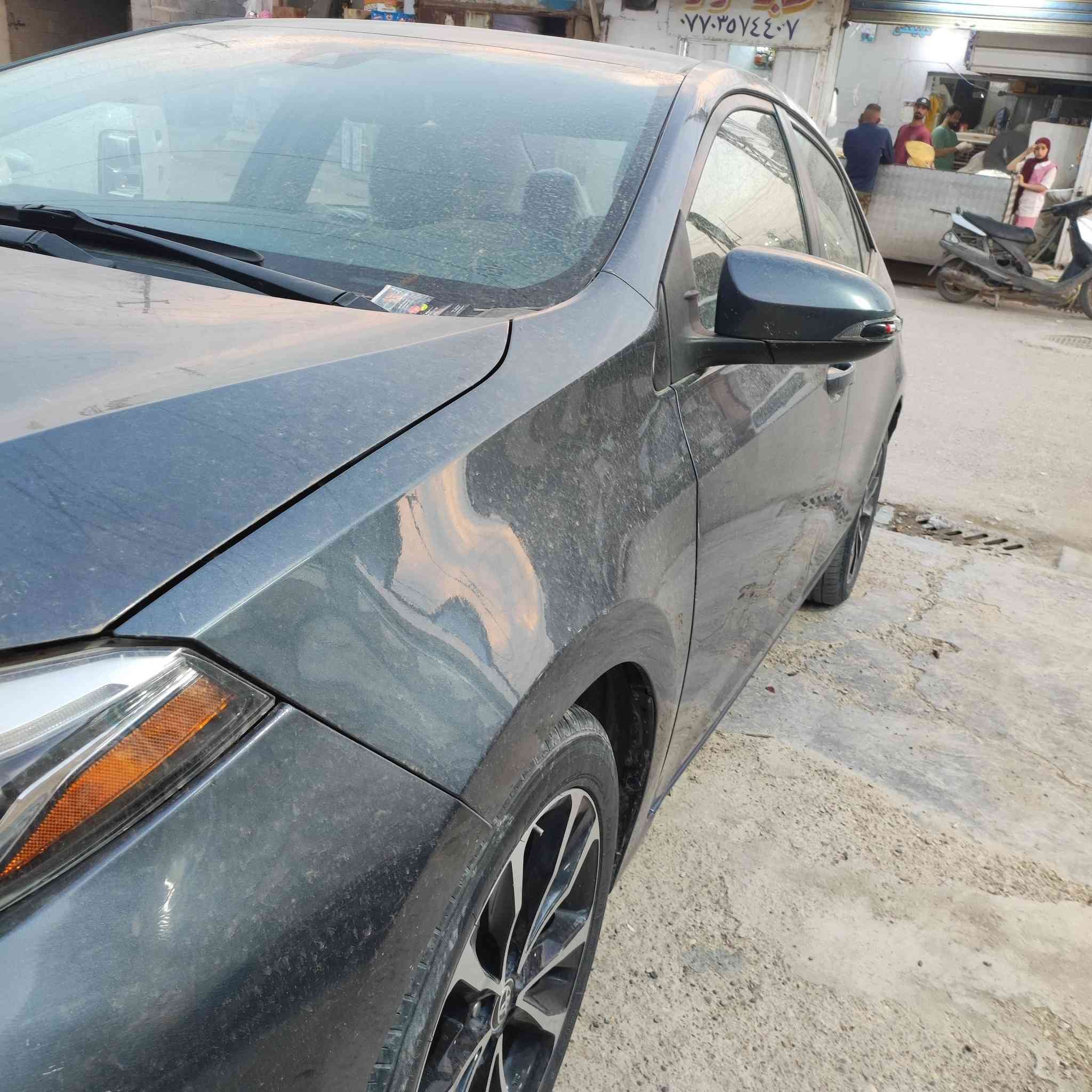 كورلا موديل 19 رقم بغداد السعر 136
مكان السيارة بغداد صور الحادث بالمشور بدون إرباك ماشية 74 ميل 
***********
