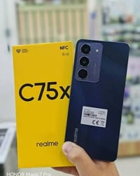 للبيع او المراوس ريلمي c75x مستخدم شهرين كامل ملحقات ذاكرة 256 رام 8 ا...