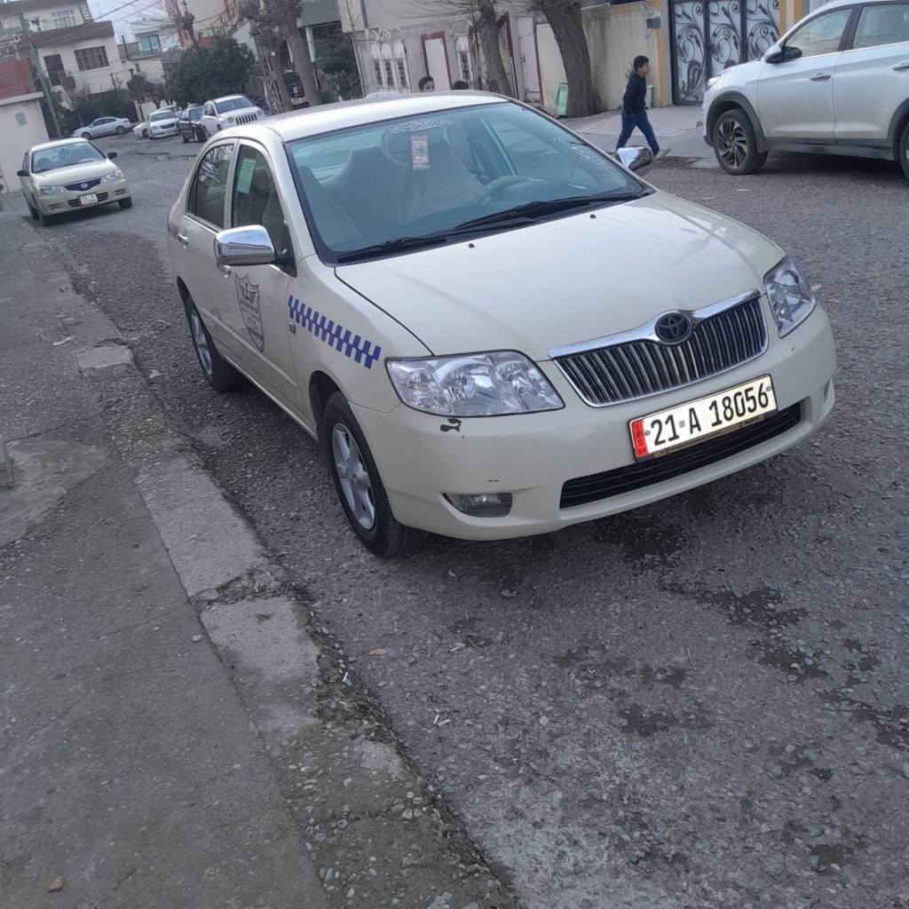 کرۆلا مۆدێل ٢٠٠٥بۆ فرۆشتن نمونە لە جوانیدا ٧ساڵە لای خۆمەو بەناوی خۆمەوەیە هەموو گیانی بەەشرت دەفرۆشم هەر ٤تایەی لۆک لۆکە بەشەرتی گێڕو مەکینە نرخی ١٠٣ گەڵاو مەعەمەلە 
*********** السليمانية, العراق
