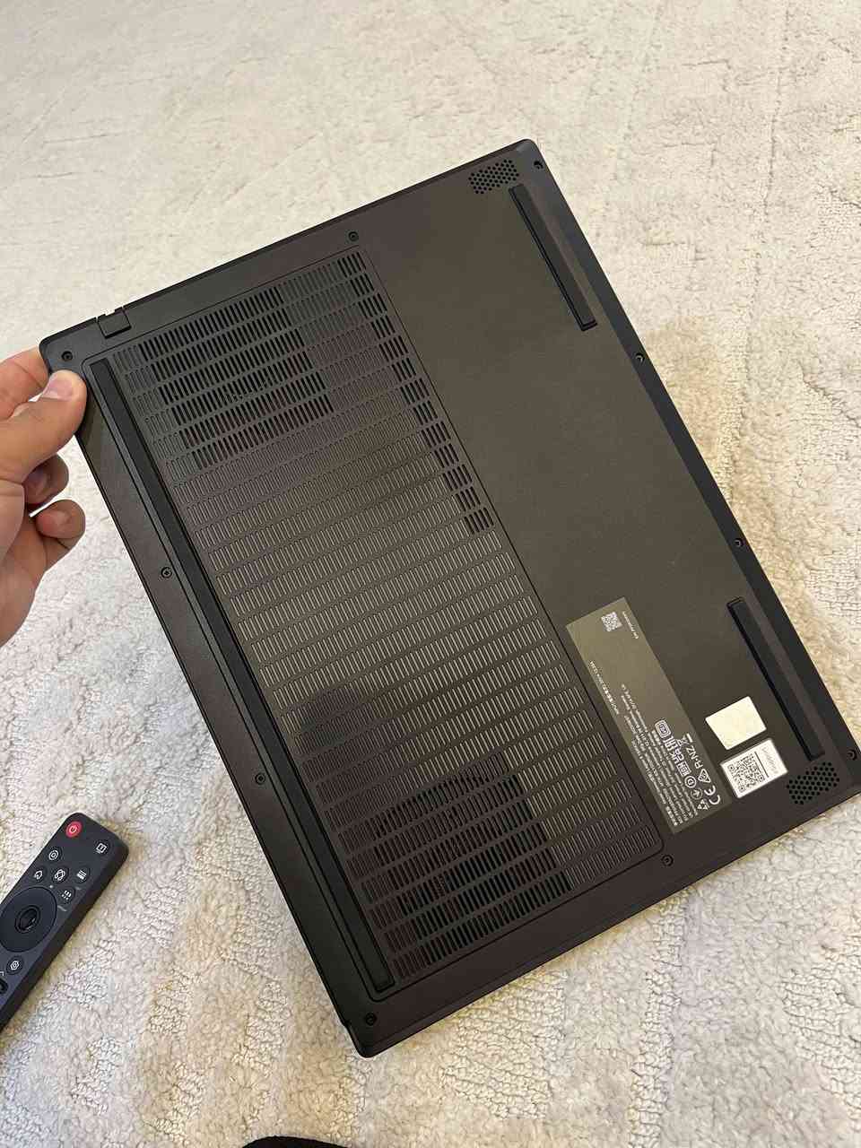Lenovo legion 5 
Rtx 5070 8gb 115w slim
i7 13650hx
32gb ddr5 ram 
1tb ssd 
15.1inch 165hz oled hdr 2.5k
Battery 100%
لابتوب وحش نحيف و قوي للبيع
بدون شخط و بدون خدش كرتون و كل غراضه وياها بشرط 
سعر ١٤٠٠$ مجال بسیط
رجاء اذا لا تشتري لا تكسر بي سعرها
توصيل كل محافضات اكو فحص يم المندوب اي خلل ترجعها


**إذا كنت صاحب هذا الإعلان وتريد حذفه لأي سبب، رجاءا أرسل رسالة إلى الدعم الفني**