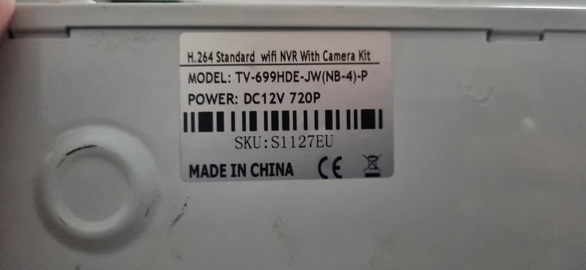 للبيع
جهازين NVR
1- NVR WIFI 
مع شاشة قياس 10 انج يحتوي على هارد بسعر ٧٠ الف
2- NVR 8 port
 بسعر ٣٥ الف بدون هارد

يوجد توصيل لجميع المحافظات


**إذا كنت صاحب هذا الإعلان وتريد حذفه لأي سبب، رجاءا أرسل رسالة إلى الدعم الفني**