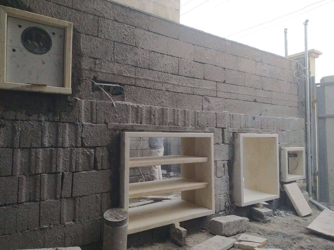 بناء حلان المتر 3 والمرمر 4شغل درجه اولى كله براغي وراصطات وفيشرات ***********/////***********
