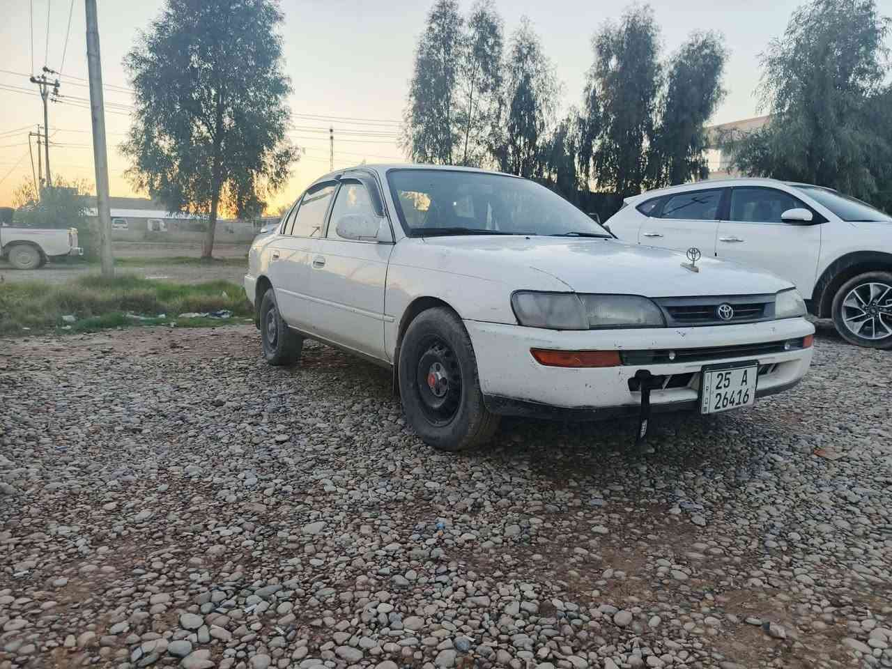 السلام عليكم
متاح سياره كورلا موديل 1993 سياره جاهزه وكامله ضرر فقط جاملغ امامي عكس السايق دشبول جديد غرفه نضيفه سنويه لل 30 رقم كركوك شرط التحويل مكان السياره ديالئ المقداديه 
السعر 52 ورقه وبيها مجال للشراي للستفسار ***********
