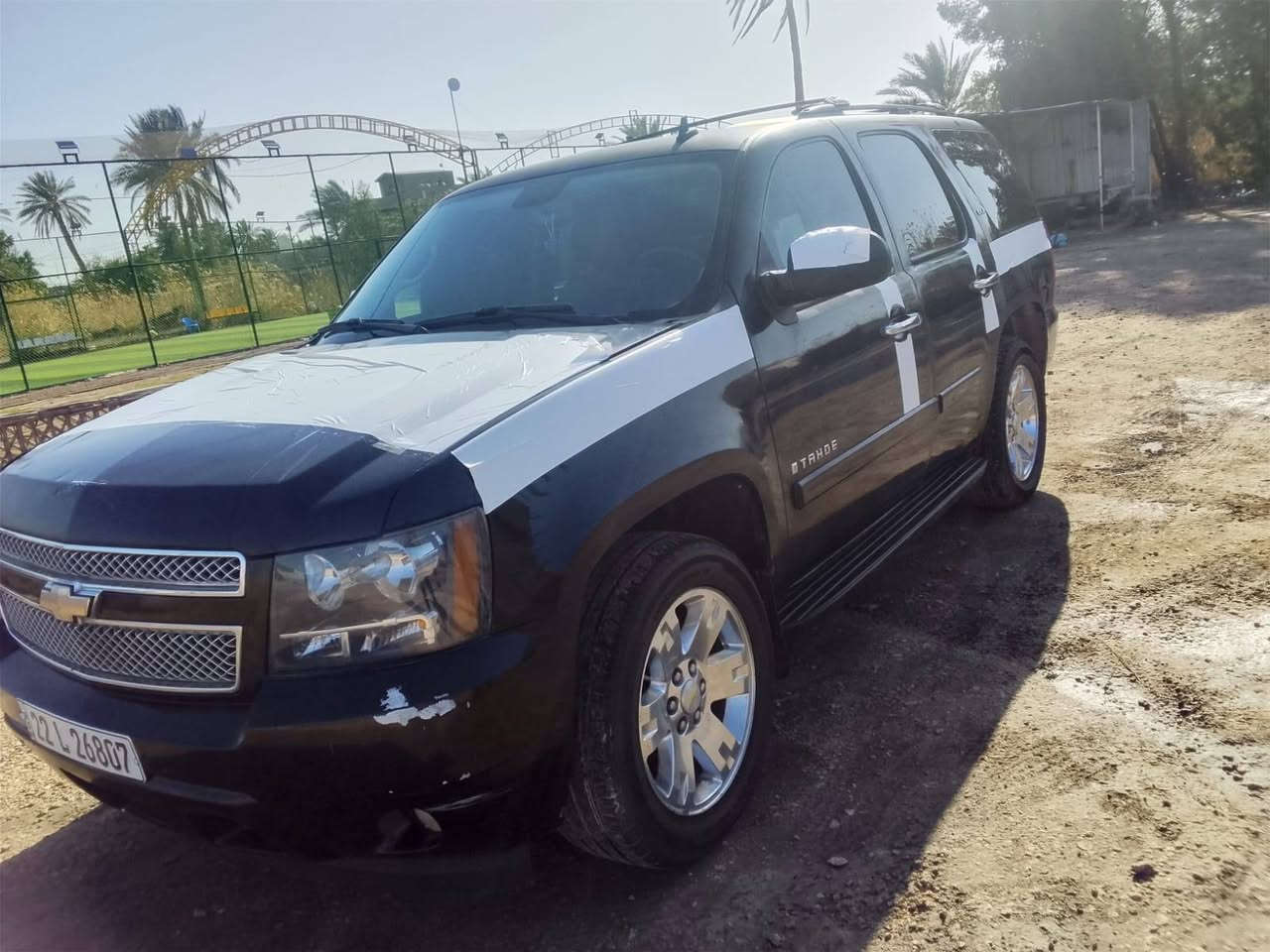 سلام عليكم البيع تاهو ادوات بيه شرحه قمار ولباقي كفاله مكين كير حدايه تبريد تخم تاير كهرباء كل كفاله سياره جاهز دخول جديد بلكاورتن عوزه بس بلويش  فول مواصافت فتح سقف سياره جاهز لاخير كشن كهرباء مكاني بابل سعر 68 وبيه مجال الشراي ***********
