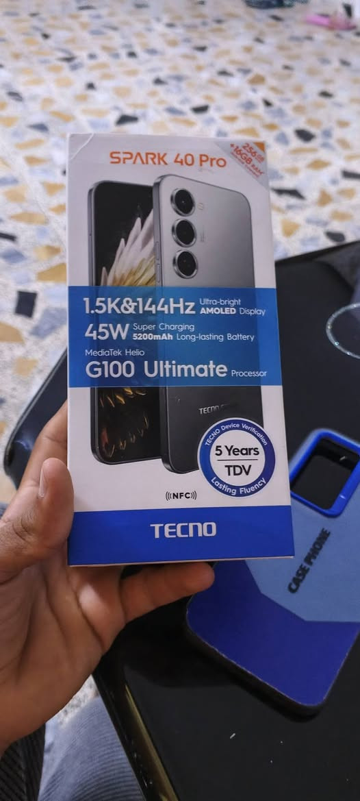 السلام عليكم جهاز سبارك 40 برو جديد لوك كارتون وشاحن السعر 235 وبي مجال بسيط


**إذا كنت صاحب هذا الإعلان وتريد حذفه لأي سبب، رجاءا أرسل رسالة إلى الدعم الفني**