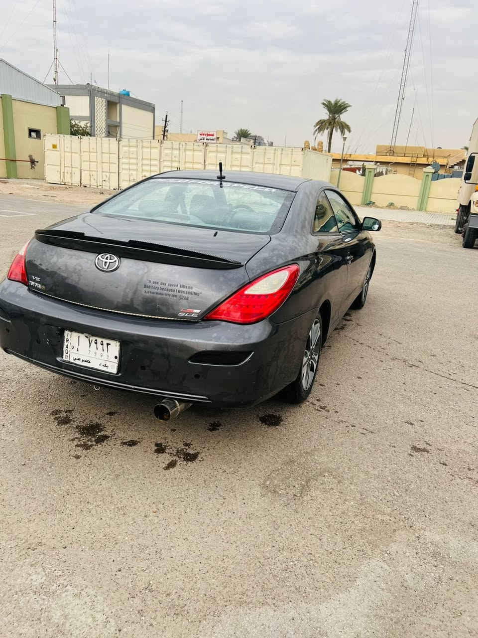 السلام عليكم تويوتا افلون سولارا  موديل ٢٠٠٧ رقم بغداد مميز سنويه لل٢٠٢٨مكينه كير صدر تبريد كله جديد سياره ستعمال شخصي فول واحد على واحد 
كشنات جلد 
تدفئه كشنات 
كشن سايق كهرباء 
تحكم ستيرا اربع جهات 
مثبت سرعه تبريد قطعتين 
شاشا كبيره كامره دواره 
وشاشا بالمرايه الاماميه وكامره تسجيل 
سياره تخبل جمبازيه 
تخم تاير ويل كب 
صاج عرفتها 
سلايت طكتين 
دبل كير اوتماتيك عادي 
دبل جهاز سويج تشغيل 
عالي ناصي زنون اذا مو الاصل الزنون ابو ٣٠٠ $عاتبني حتى بلاجكتور زنون 
سياره حلوه ومامتعوبه 
مرشوشه جماليه حادث جاملغ خلفي 
للبيع او مراوس شعندك نزل  مكاني بغداد وهذا رقمي *********** ابو الحسن
