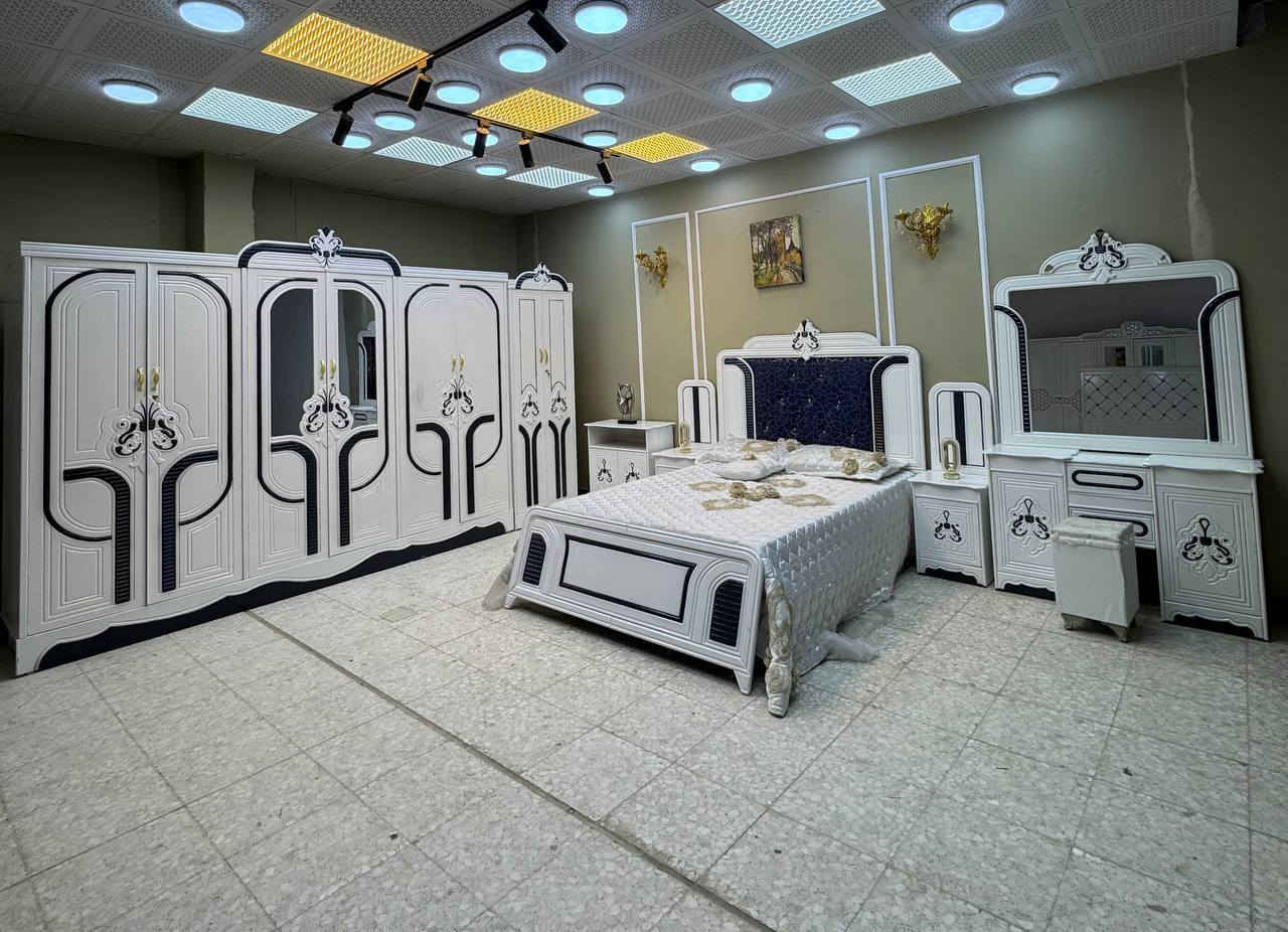 السعر  خاص الاسعار من 950 الف  المليون
🔅تفاصيل الغرفة المرمري  ....

 خارج ٤ملم ام دي اف 🔺
وداخل صاج ٣ملم 
صبغ حراري  درجة اولى 

عدد القطع  ٧ قطع 😍
🔺1 //جرباية  قياس  ١٦٠ × ٢٠٠ 
🔺//ميز جانبي ايسر قياس ٥٠
🔺2// وميز  جانبي  قياس ٥٠
🔺3// زاوية ارتفاع مترين عرض ٨٠
🔺4// وميز بلازمه  
🔺5//وميز مراية ارتفاع مترين عرض ١٢٠
🔺6// وكنتور ٦ باب  ارتفاع مترين و١٥ طول ٣ متر و١٥

القطعه الثامنة حسب الطلب شازلون
سعرها ٥٠ الف ❤️

(توصيل مجاني مركز بغداد )
التوصيل يشمل الشد مجاني 🔥
(اطراف ٥٠)
باقي المحافضات حسب البعد
شازلون سعرها ٥٠ الف
شازلون مخزن ٧٥ الف


**إذا كنت صاحب هذا الإعلان وتريد حذفه لأي سبب، رجاءا أرسل رسالة إلى الدعم الفني**