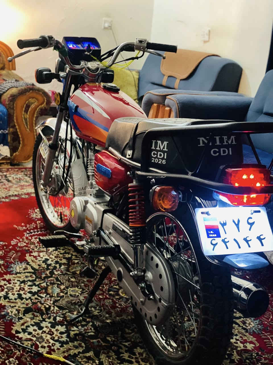 السلام عليكم حبايب
نامه امتياز موديل ٢٠٢٦ اوراق سكنر للبيع الدراجه شلعه ومعدل خير من الله بس بيها ضربه بسيطه بالدمل الامامي وشويه معووج الله شاهد اني ماخذها توديني للشغل وتجيبني سبب البيع شتريت دراجه دايوان 
مكاني حله قرب جسر بته بالجمجمه
موجود واتساب ماسنجر واتصال 
رقمي ***********
