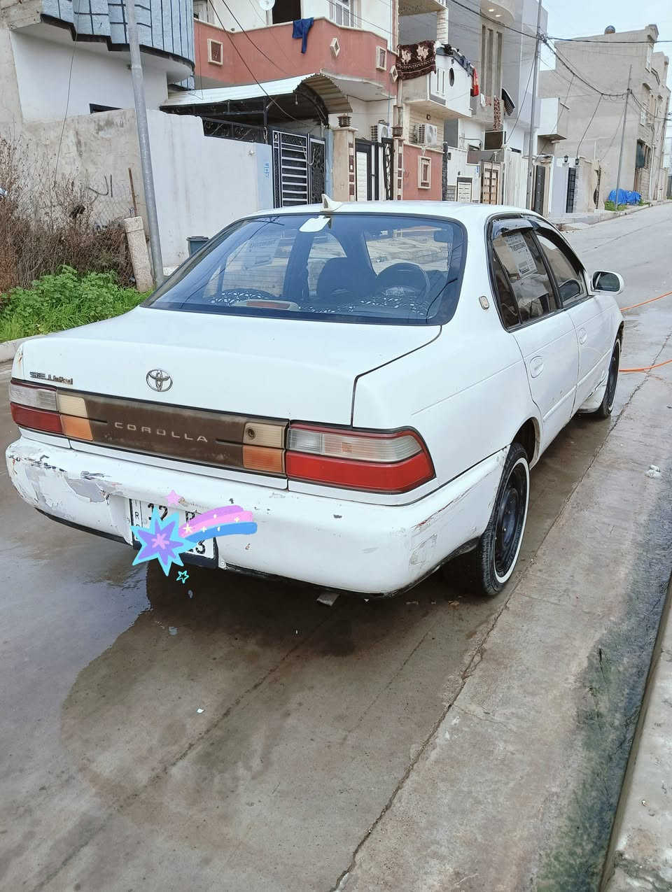 السلام عليكم كورلا موديل 93 
محرك 16 
رقم انگليزي بأسمي
سنويه 2030
اي استفسار عل رقم
***********
