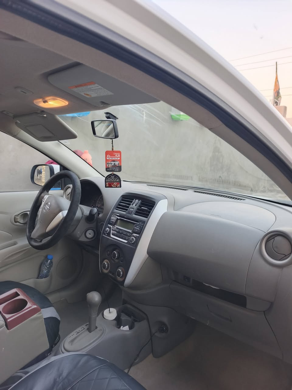 نيسان سني هندي موديل 2021 (بليته زركه) مكفولة من الضربة والصبغ والتبديل فقط بارد بل باب الخلفي مصلح BDR كير محرك تبريد تدفئه حداديه كهربائيات بشرط كفاله السعر 120 قفل مكان بابل مركز ***********
