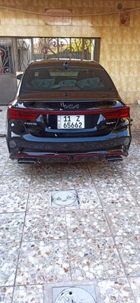 كيا فورتي موديل ٢٣ السياره فول مواصفات للاخير قطعتين تبديل نفس اللون ب...