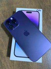 ايفون 14 برو ماكس شرق اوسط ماستر ذاكره256  بطاريه 86  جهاز وتر ما مفتو...